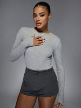 MISSGUIDED Long Sleeve Round Neck Bodysuit